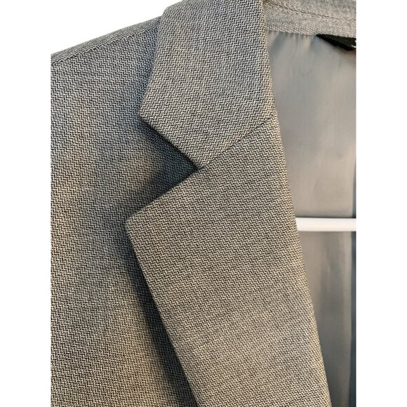 NWT 42R Mens J.M. Haggar Slim Fit Stretch Suit Seperate Jacket Gray Blazer - Picture 8 of 12